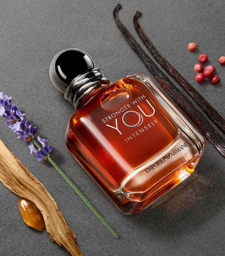 عطر جورجیو آرمانی استرانگر ویت یو اینتنسلی اصل لوزی سوییس گرید تاپ_گرمی(دکانت)، لوزی_ GIORGIO ARMANI - Stronger With You Intensely